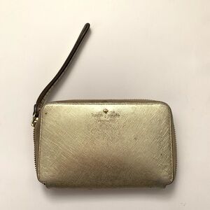Kate Spade zip wristlet wallet